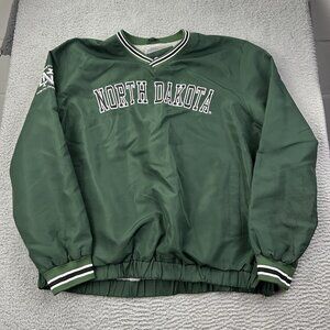 North Dakota Fighting Sioux Windbreaker UND College Size XXL Hockey Pullover